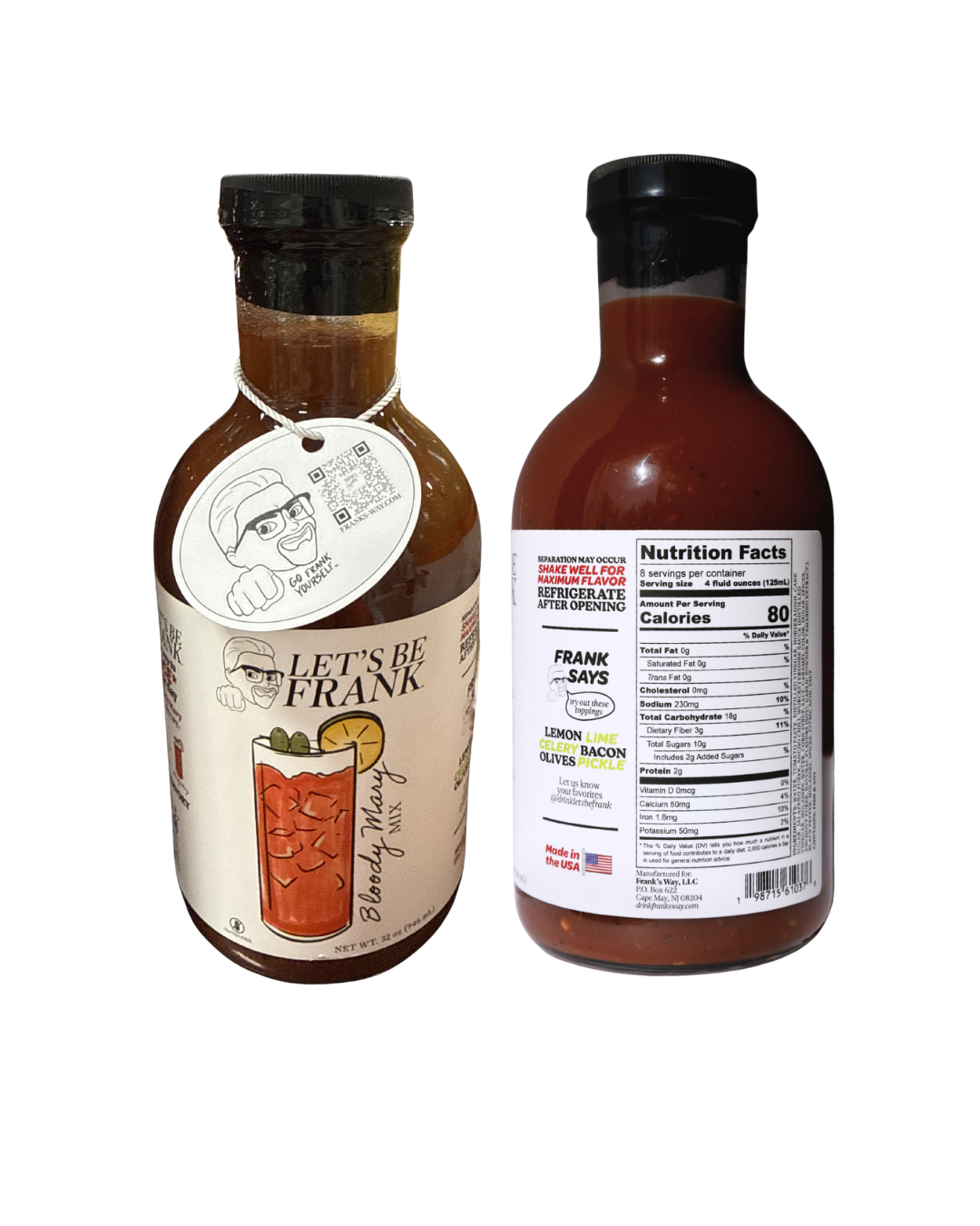 4-PACK Let's Be Frank Bloody Mary Mix — Let's Be Frank
